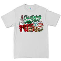 Dove Grey Christmas Vibes Premium Tee - CowhideDigitalArt