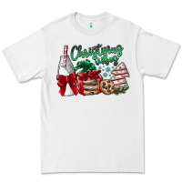 White Christmas Vibes Premium Tee - CowhideDigitalArt