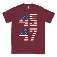 Burgundy 4547 Classic Tee - DesigneFamous