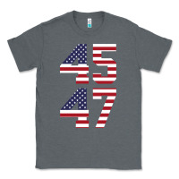 Charcoal Heather 4547 Classic Tee - DesigneFamous