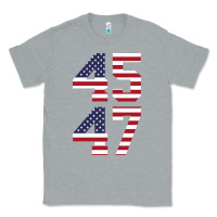 Heather Grey 4547 Classic Tee - DesigneFamous