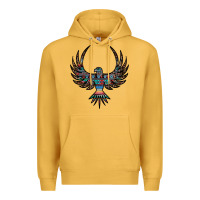 Mustard aztec leopard thunderbird Premium Hoodie - RanaPortraitStore