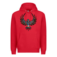 Red aztec leopard thunderbird Premium Hoodie - RanaPortraitStore