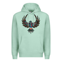 Seafoam aztec leopard thunderbird Premium Hoodie - RanaPortraitStore