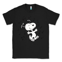 Black dancing dog Classic Tee - DesigneFamous