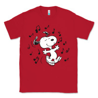 Red dancing dog Classic Tee - DesigneFamous