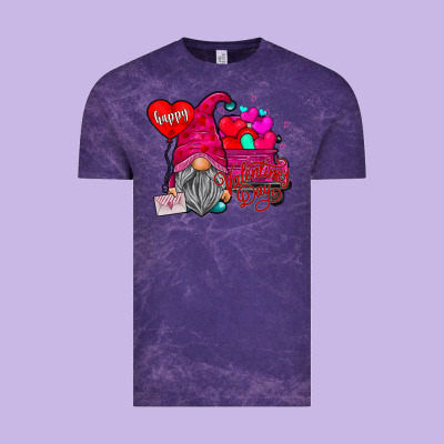Happy Valentines Day Vintage Tee Designed By Sublimationcraftshop