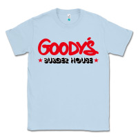 Dusty Blue goody's burger house Classic Tee - DesigneFamous