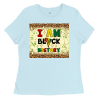 Baby Blue i am black history Ladies Tee - Artiststas