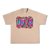 Burro Love Valentine Urban Heavy Tee - CowhideDigitalArt