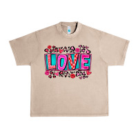 French Oak Love Valentine Urban Heavy Tee - CowhideDigitalArt