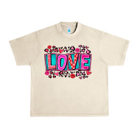 Sandshell Love Valentine Urban Heavy Tee - CowhideDigitalArt