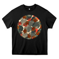 Black african fabric pattern round earrings 5 Heavy Core Tee - BundleAndBundleShop