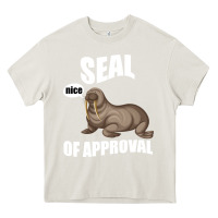 Cream Seal nice Of Approval Heavy Core Tee - Bettercallsaul
