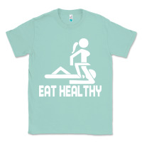 Seafoam eat healthy Classic Tee - DesigneFamous