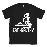 Black eat healthy Classic Tee - DesigneFamous
