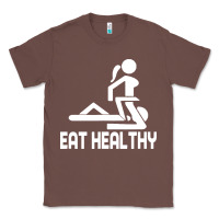 Chestnut eat healthy Classic Tee - DesigneFamous