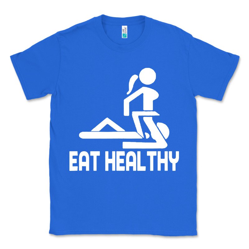 Eat Healthy Classic Tee by DesigneFamous | Teevron