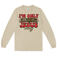 Mushroom i'm only talking to jesus today christmas Long Sleeve Tee - BarkalooDesign