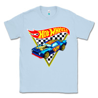 Dusty Blue hot car Classic Tee - DesigneFamous