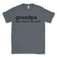 Charcoal Heather grandpa Classic Tee - DesigneFamous