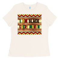 Bone i am black every month Ladies Tee - Artiststas