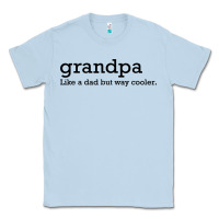 Dusty Blue grandpa Classic Tee - DesigneFamous