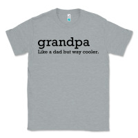 Heather Grey grandpa Classic Tee - DesigneFamous