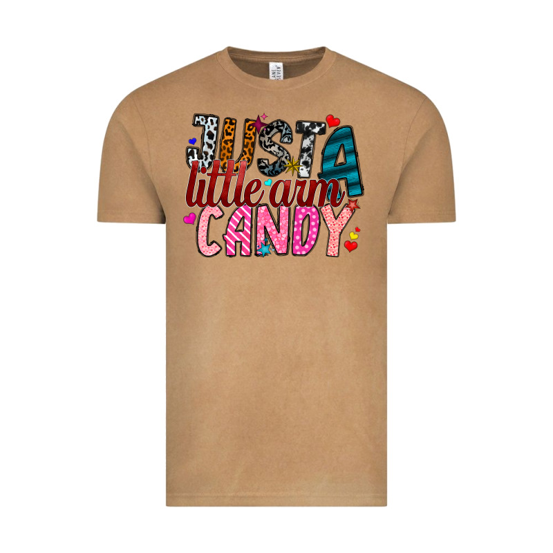 Just A Little Arm Candy Vintage Tee by SublimationCraftShop | Teevron