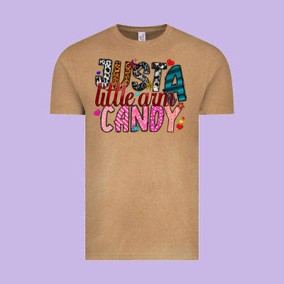 Just A Little Arm Candy Vintage Tee Designed By Sublimationcraftshop