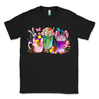 Black Easter Coffee Cups With Bunny Classic Tee - BundleAndBundleShop