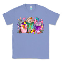 Colony Blue Easter Coffee Cups With Bunny Classic Tee - BundleAndBundleShop