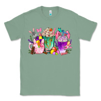 Sage Easter Coffee Cups With Bunny Classic Tee - BundleAndBundleShop