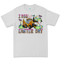 Dove Grey I Dig Easter Day Premium Tee - CowhideDigitalArt