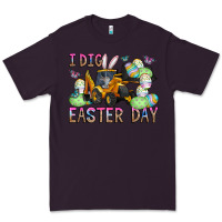 Plum I Dig Easter Day Premium Tee - CowhideDigitalArt