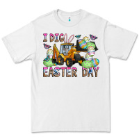 White I Dig Easter Day Premium Tee - CowhideDigitalArt