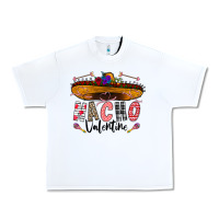 White festive sombrero and nacho art Urban Heavy Tee - CowhideDigitalArt