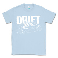 Dusty Blue Supra Drift Classic Tee - DesigneFamous