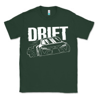 Sports Green Supra Drift Classic Tee - DesigneFamous