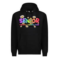 Black senior twenty twenty four Premium Hoodie - AdoDesignShop