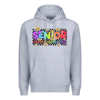 Heather Grey senior twenty twenty four Premium Hoodie - AdoDesignShop