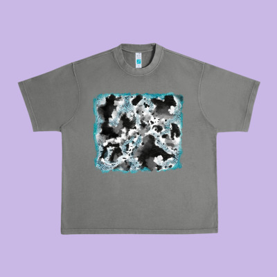 Cowhide Glitter Leather Background Urban Heavy Tee Designed By Ranaportraitstore
