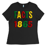 Black facts matter 1865 Ladies Tee - Artiststas