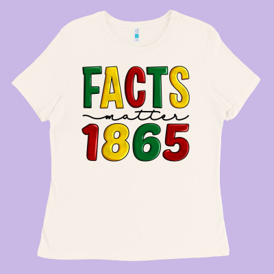 Facts Matter 1865 Ladies Tee Designed By Artiststas