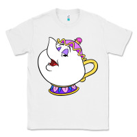 White mrs potts Classic Tee - DesigneFamous