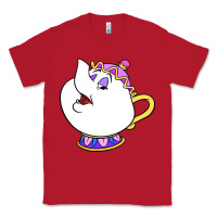 Red mrs potts Classic Tee - DesigneFamous