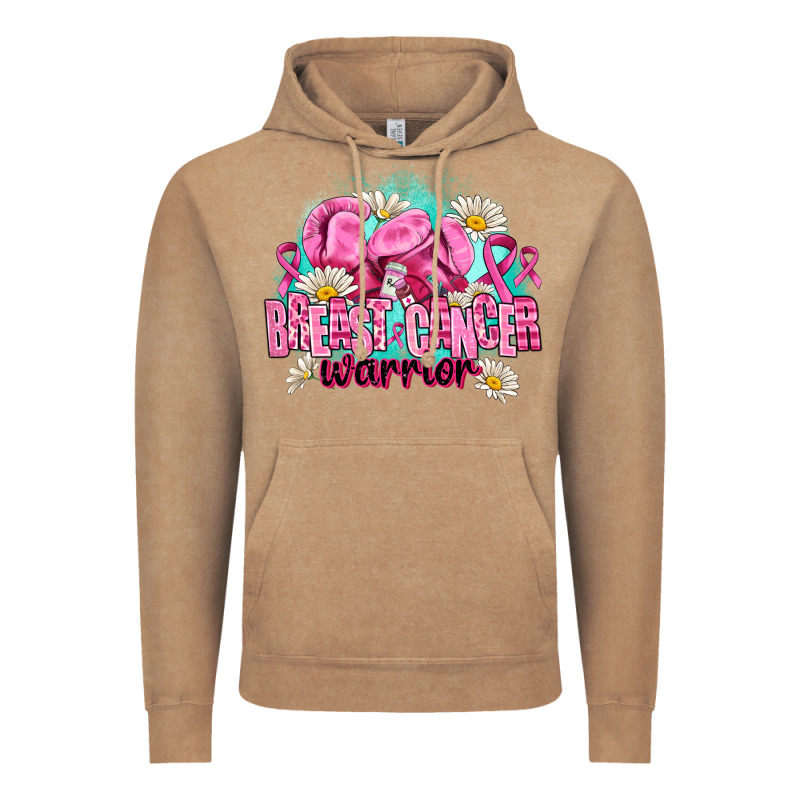 Breast Cancer Warrior Vintage Hoodie by AdoDesignShop | Teevron