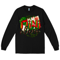 Black mini claus christmas Long Sleeve Tee - BarkalooDesign