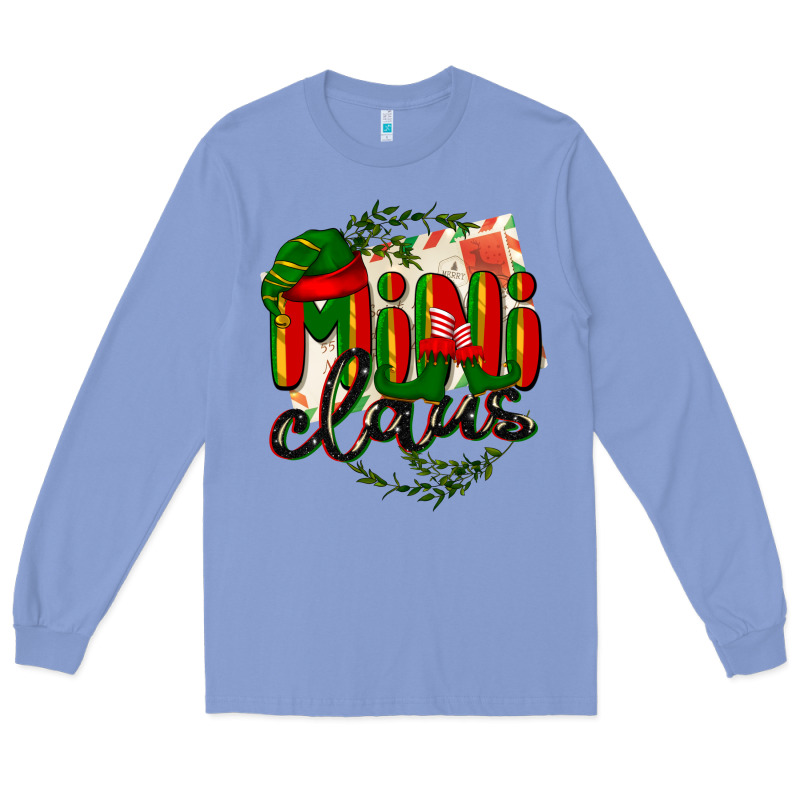 Mini Claus Christmas Long Sleeve Tee by BarkalooDesign | Teevron