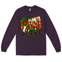 Plum mini claus christmas Long Sleeve Tee - BarkalooDesign